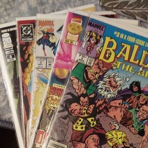 Comic Book Collection with Colorful Covers